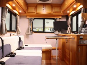 Автодом лёгкий кемпер Hijet AZ-MAX Raccoon Type D 4WD, фото 2