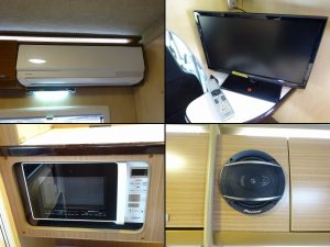 Автодом кабина-кон Kamroad Vantec Korudoribusu бытовойкондиционер, фото 10