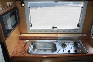 Автодом кабина-кон Taunesu Vantec JB490 FF Hita холодильник, фото 6